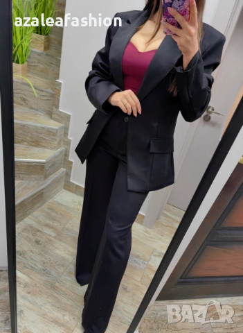 Черен дамски костюм, снимка 8 - Костюми - 53082644