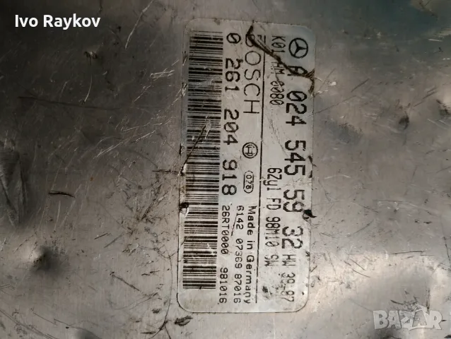 Компютър двигател Mercedes M112 V6 0245455932 W220 W210 BOSCH 0261204918 , снимка 4 - Части - 56248520