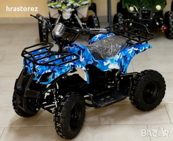Електрическо АТВ / ATV за деца 800W Mini - синьо, снимка 4 - Мотоциклети и мототехника - 39787085
