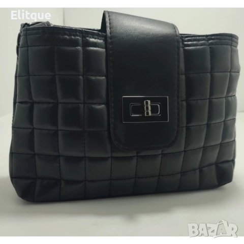 Дамска ватирана чанта. Размери: Ширина: 24 см-Височина: 16 см-Ширина: 9 см