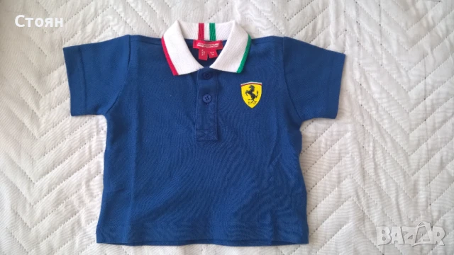 Оригинална блузка Ferrari за бебе - 2 броя, снимка 7 - Бебешки блузки - 50648084