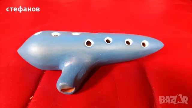 Глинена класическа окарина, снимка 4 - Антикварни и старинни предмети - 49430848