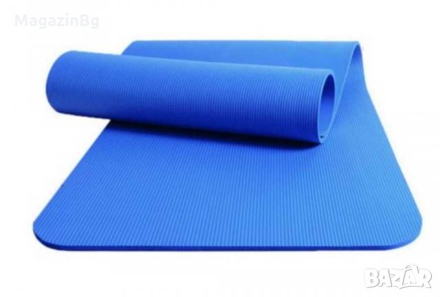 Постелка за гимнастика, фитнес, йога 180x61x1.5 см, NBR Postelka fitnes yoga, снимка 3 - Други спортове - 30176445