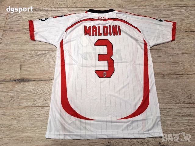 Футболна фланелка на Милан#Паоло Малдини#3#ретро модел!