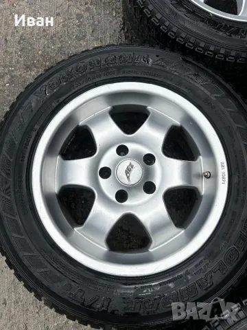 Джанти с зимни гуми AEZ Toyota 5x114.3 7j 16Цола ЕТ35, снимка 3 - Гуми и джанти - 50394283