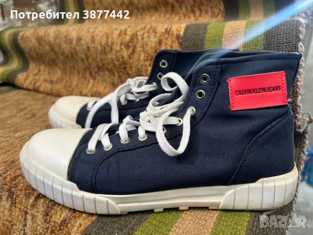 Мъжки кецове Calvin Klein Jeans 42 номер-90 лв, снимка 3 - Маратонки - 51162659
