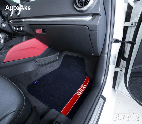 Универсални мокетни стелки Sparco - червени, сиви, сини или черни, снимка 9 - Аксесоари и консумативи - 54121552