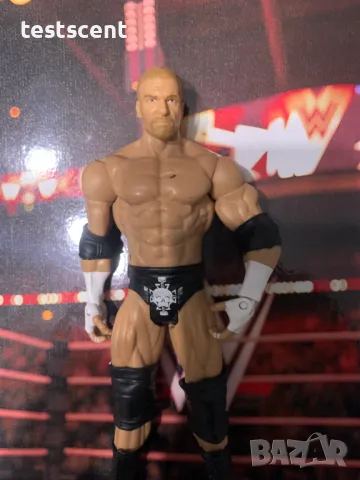 Екшън фигура WWE Triple H Трите Хикса Mattel basic Series играчка figure, снимка 6 - Колекции - 48503791