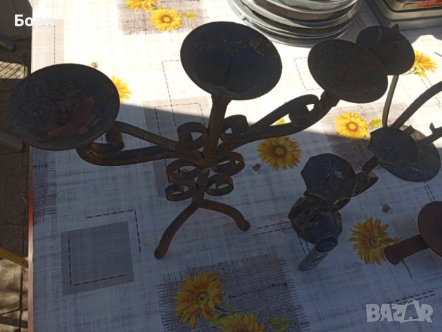 Метални свещници, снимка 2 - Декорация за дома - 40062112