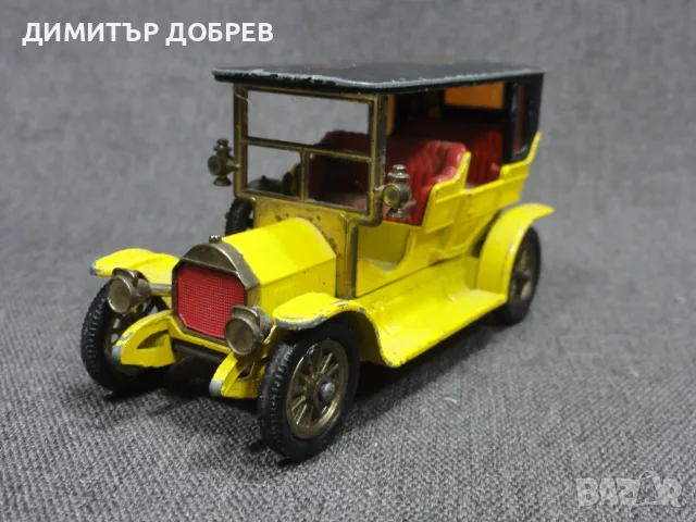 СТАРА РЕТРО МЕТАЛНА КОЛИЧКА 1907 PEUGEOT MATCHBOX MOY ENGLAND