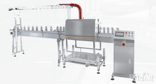 Полуавтоматична машина за поставяне на дръжки на РЕТ бутилки