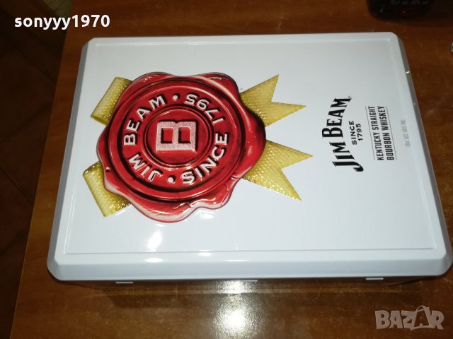 JIM BEAM-МЕТАЛНА КУТИЯ 3011210856, снимка 5 - Колекции - 34973564