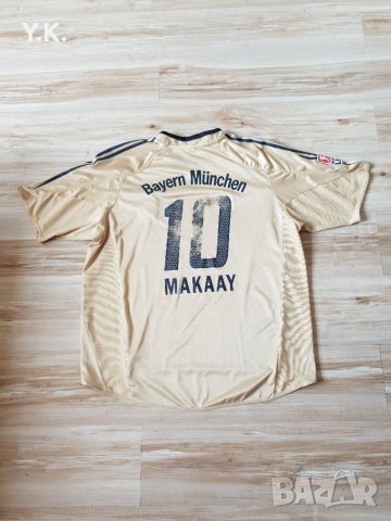 Оригинална мъжка тениска Adidas Climacool x F.C. Bayern Munchen x Makkay / Season 04-06 (Away), снимка 3 - Тениски - 40201390