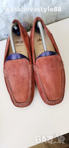 Мокасини Аra 38.5н.Естествена велур , снимка 7 - Дамски ежедневни обувки - 54138596