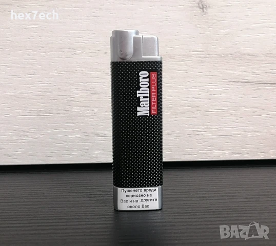 ❤️ ⭐ Запалка Marlboro тънка черна ⭐ ❤️, снимка 4 - Запалки - 51196378