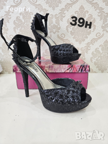 Дамски обувки, снимка 2 - Дамски обувки на ток - 44743343