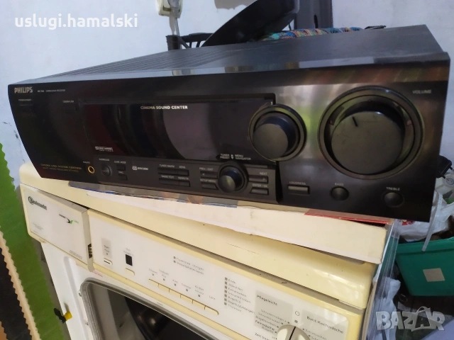 Усилвател/ресийвър Philips, снимка 3 - Ресийвъри, усилватели, смесителни пултове - 53201501
