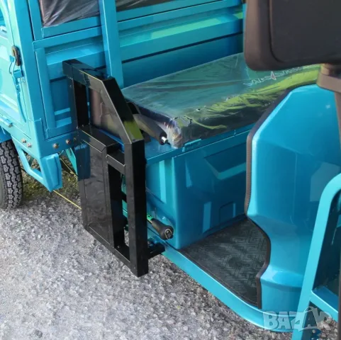 Селскостопанска товарна електрическа триколка 2000W с покрив, 600 кг товар, 60V, 45Ah, снимка 15 - Мотоциклети и мототехника - 55844393