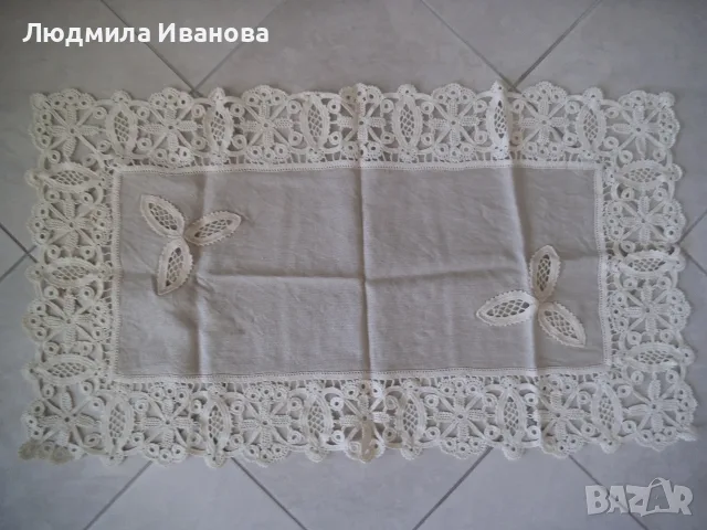 Родопско одеяло, покривки от ленена панама, снимка 10 - Покривки за маси - 56300408