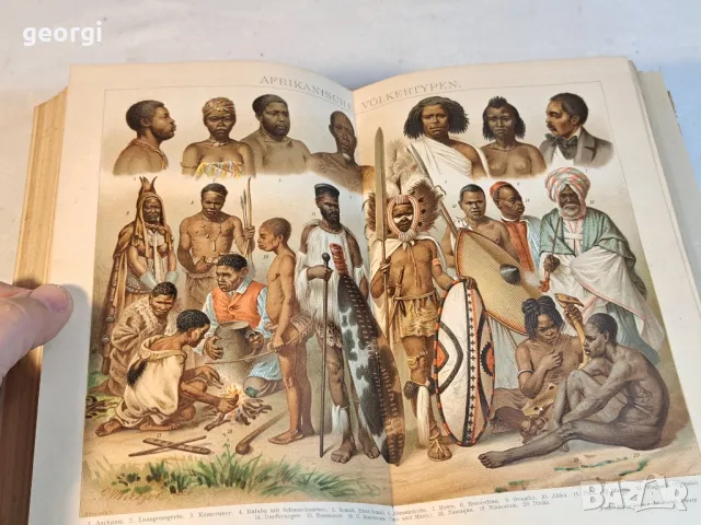 Стара немска книга енциклопедия лексикон   10/1, снимка 10 - Антикварни и старинни предмети - 48902232