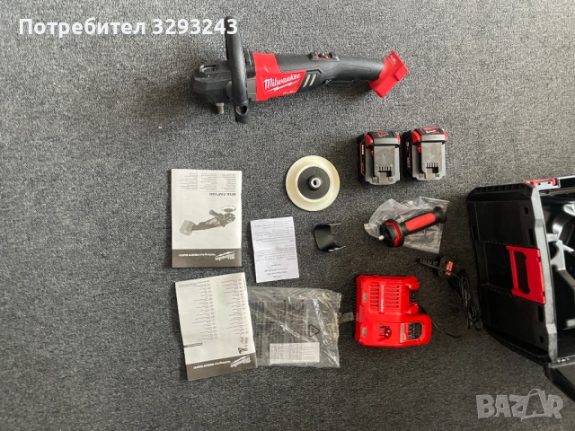 MILWAUKEE Акумулаторна полираща машина M18FAP180-502X 4933451550 MILWAUKEE, снимка 11 - Други инструменти - 53204726