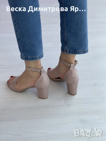 Стъпка в Стила: Стилни дамски сандали с ток за модерна жена, снимка 6 - Сандали - 51194020