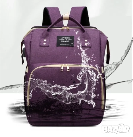 2 в 1 бебешка чанта, раница за бебешка количка, кошара, повивалник, снимка 8 - Раници - 52208425