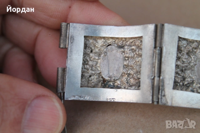 Дамска сребърна гривна , снимка 7 - Гривни - 53877636