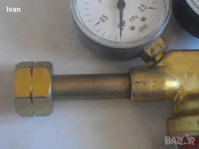 Нов РЕДУЦИР ВЕНТИЛ ЗА ГАЗ ПРОПАН-БУТАН Промишлен Индустриален Старо немско високо  качество ГДР, снимка 10 - Други инструменти - 47614161