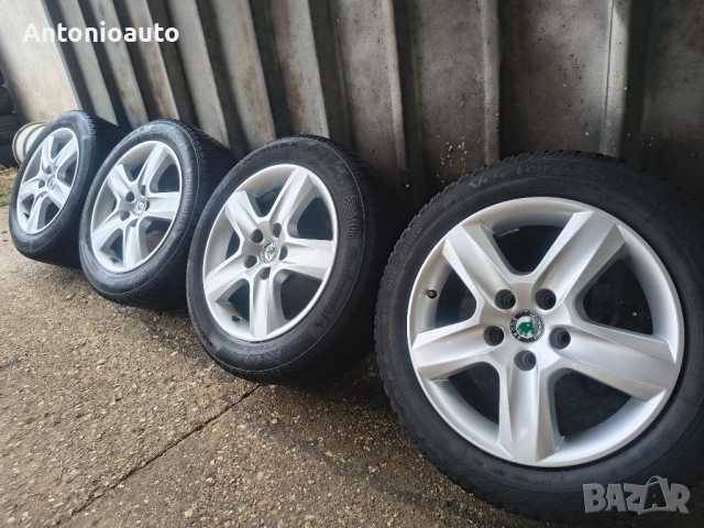 5х112 - 16 цола 5x112 SKODA Superb 5 x 112 , снимка 3 - Гуми и джанти - 52306215