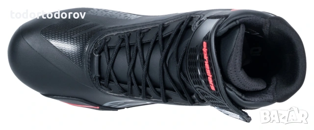 Дамски Мото боти обувки ботуши ALPINESTARS FASTER-4 BLK/FLUO-RED, снимка 2 - Аксесоари и консумативи - 53102306