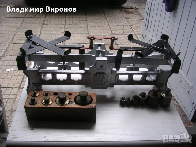 Ретро кантар везни реновиран, снимка 2 - Други стоки за дома - 51210110