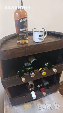 Продавам мини бар от автентична бъчва, снимка 3 - Антикварни и старинни предмети - 53283350