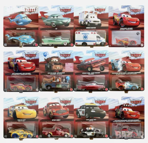 Колички Cars - Карс / Колите - комплекти, снимка 12 - Коли, камиони, мотори, писти - 56342183