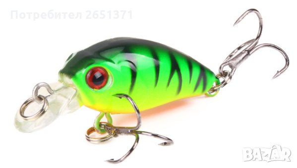 воблери мини, изкуствена примамка - 4,5 см. и 3 см. , снимка 3 - Стръв и захранки - 30831139