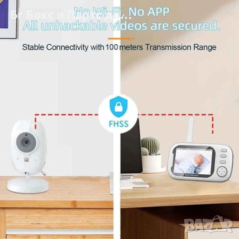 Бебефон и аудио-видео камера ABM600, снимка 2 - Камери - 54040574