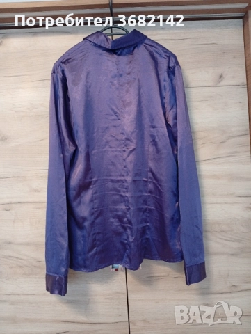 продавам дамска лилава сатенена риза , снимка 6 - Ризи - 51439083