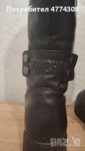 Ботуши от естествена кожа ELIZA , номер 39. , снимка 3 - Дамски ботуши - 53937979