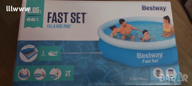 Басейн Bestway + филтрираща помпа, снимка 4 - Други - 50671981