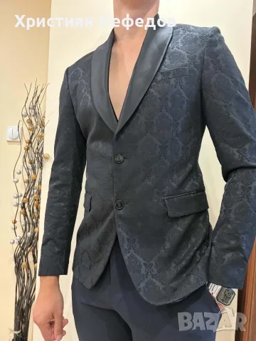 Мъжко официално сако Zara - размер M, снимка 3 - Сака - 56094929