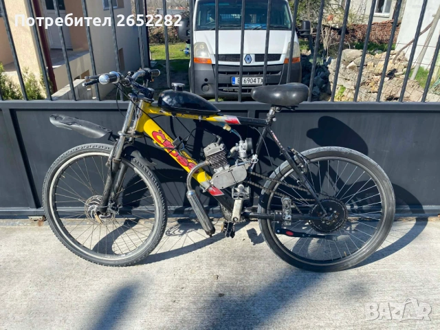 Велосипед с бензинов двигател