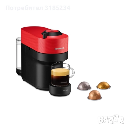 ‼️До вторник‼️Еспресо машина Nespresso by Krups Vertuo Pop XN920510, снимка 2 - Кафемашини - 52218465