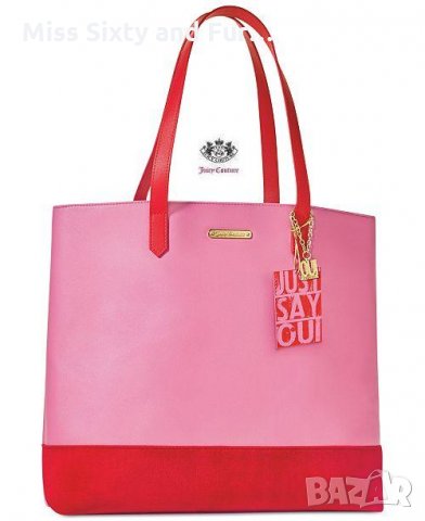 JUICY COUTURE-нова розова чанта, снимка 1 - Чанти - 29554767