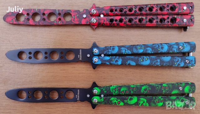 Тренировъчен нож / пеперуда /, снимка 8 - Ножове - 32701368