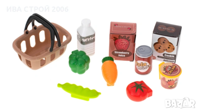 Детски касов апарат с кошница и аксесоари | Магазин играчка | PraktiHome, снимка 6 - Играчки за стая - 54240202