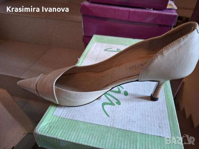 нови обувки естествена кожа , снимка 3 - Дамски обувки на ток - 54209411