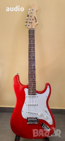 Електрическа китара червен цвят