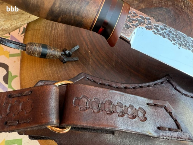 Ловен нож ръчна изработка N690co, снимка 6 - Ножове - 50645724
