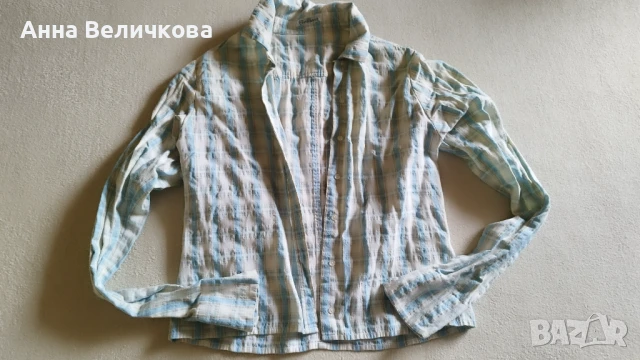 Продавам дамски ризи къс и дълъг ръкав по 7 лв, снимка 9 - Тениски - 51407441