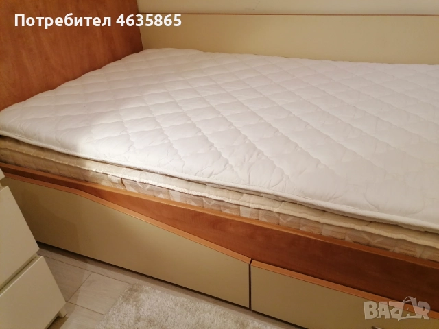 Изключително здраво легло 100/200 - като ново